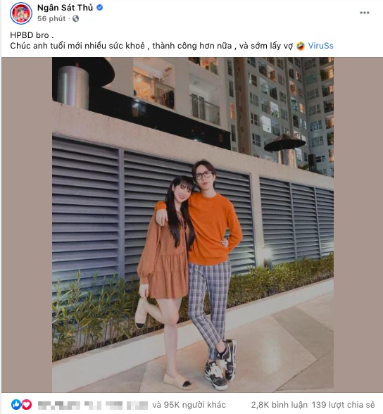 Ngân Sát Thủ wishing ViruSs happy birthday