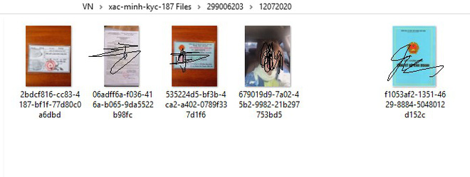 Thousands of Vietnamese IDs and Selfies Leaked, Linked to Pi Network? 4 Leaked personal data samples