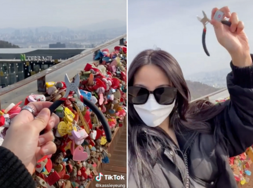 Kassie Yeung at Namsan Tower