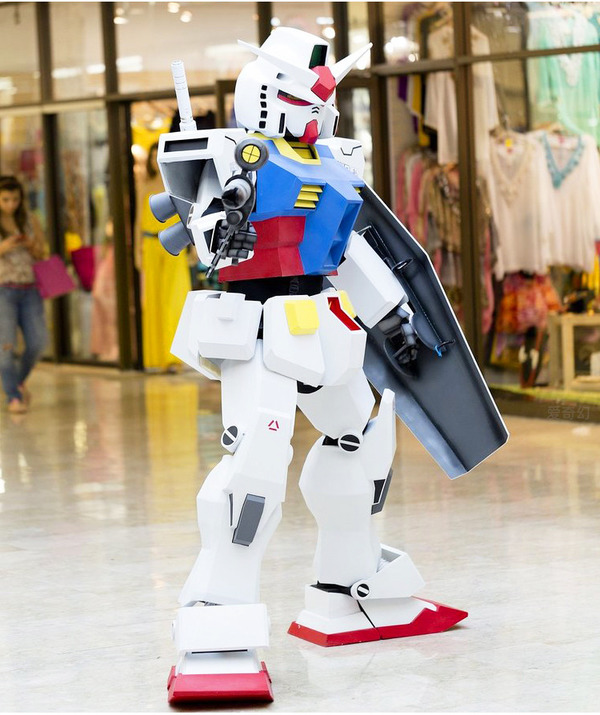 This is a real-life Gundam, not just a model