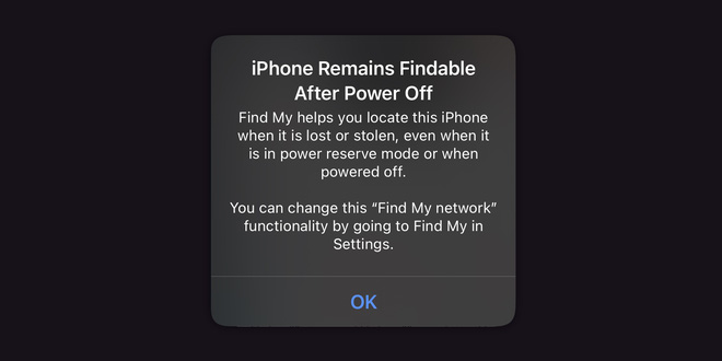 iOS 15 Find My network tracking