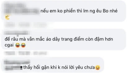 Online community comments on Trần Đức Bo's new look.
