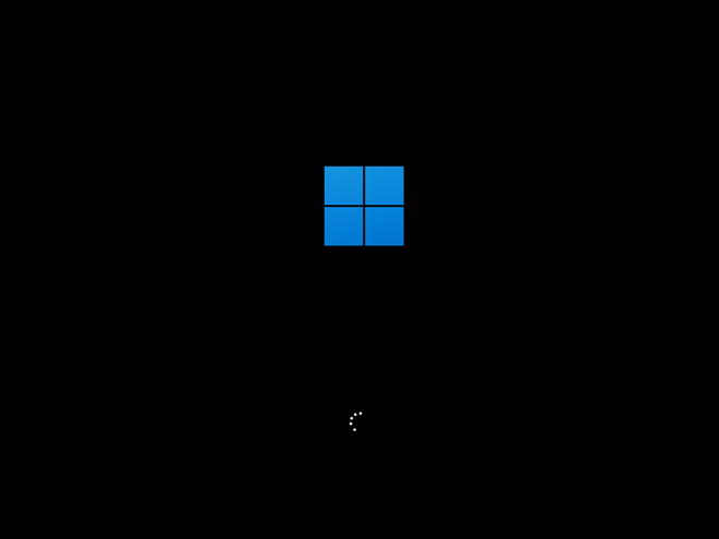 Windows 11 new startup screen