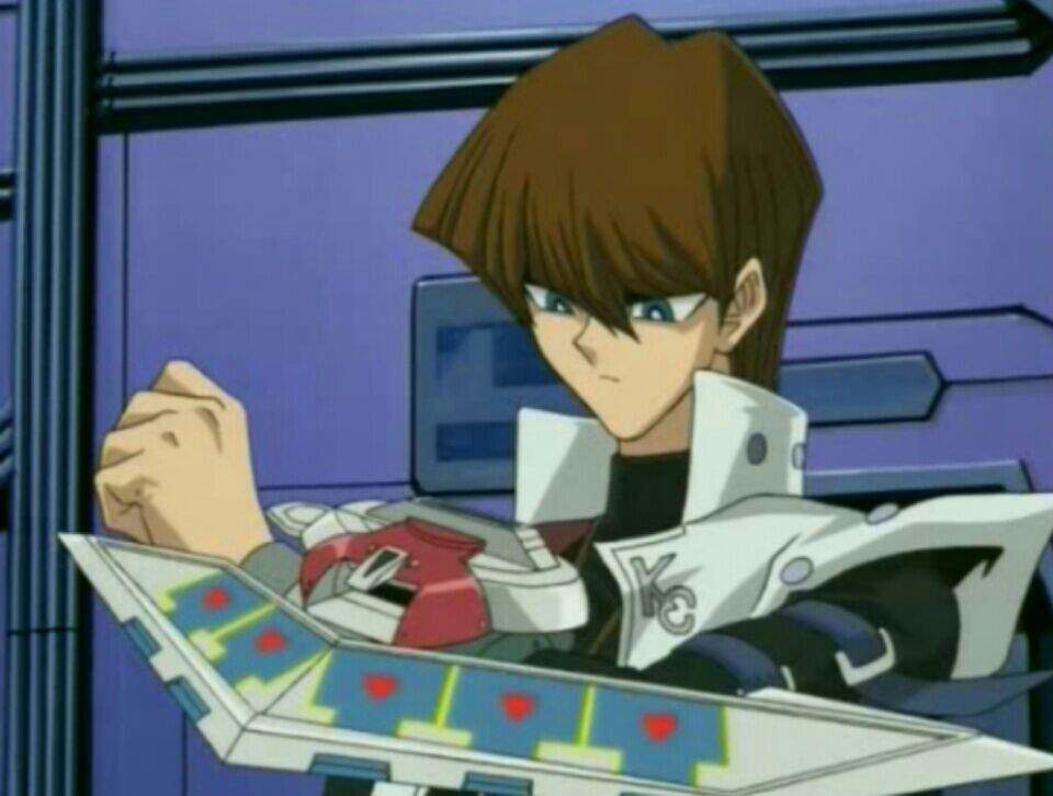 Kaiba and his signature card-playing device