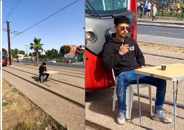 YouTuber Jailed 3 Years for Blocking Train to Film Video 2 Close-up of Tohamy Majid's reckless stunt