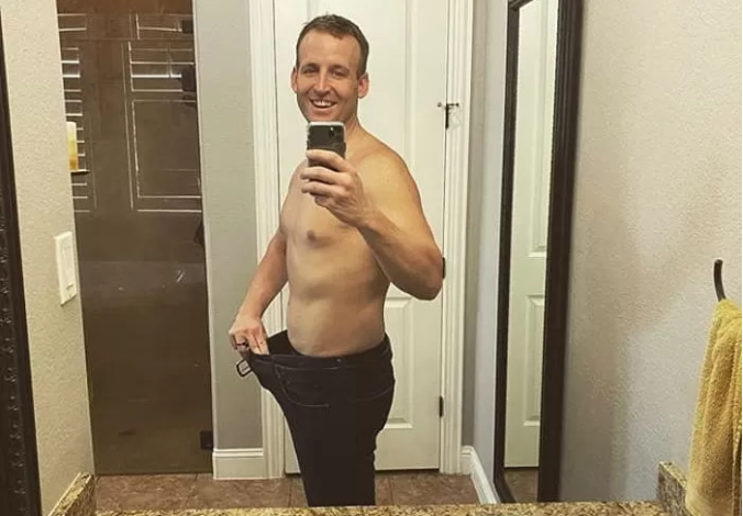 Mitch shows proof of his challenge's success