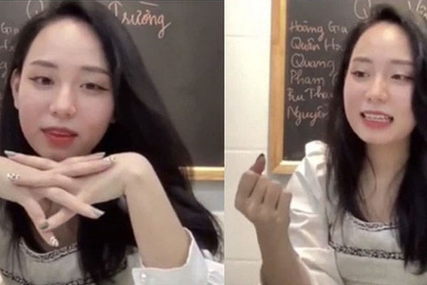 Not only a great teacher, Minh Thu also interacts a lot with her fans
