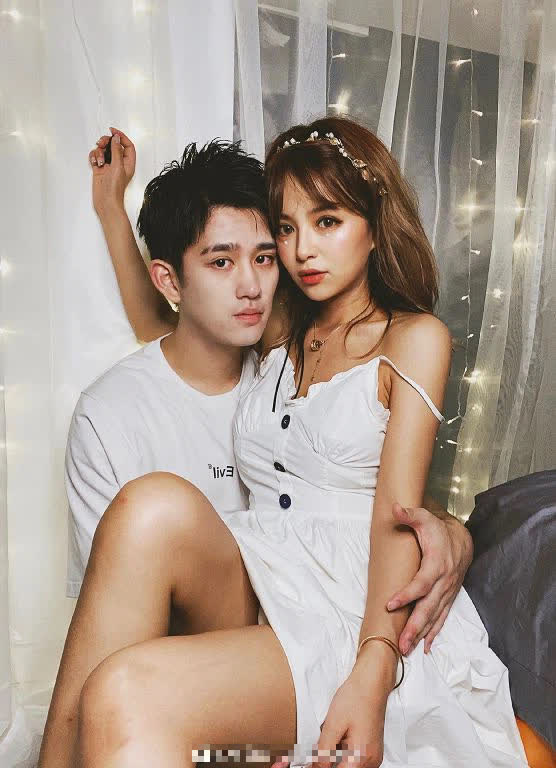 TikTok Star Dumps Boyfriend After Intimate Video Leak 4 Chen Baibai and her boyfriend during happier times
