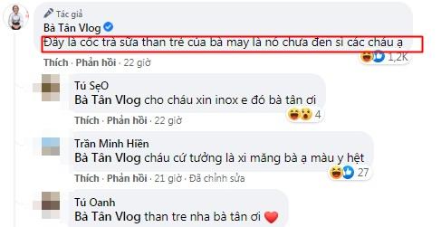 Bà Tân Vlog had to personally clarify after the backlash