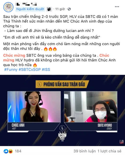 MC Chúc Anh and Coach Hydro Spark Dating Rumors in Icon Series SEA 1 MC Chúc Anh and Coach Hydro during Icon Series SEA interview