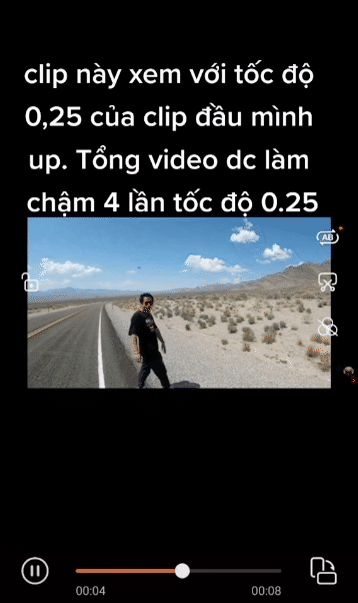 Slow-motion clip showing the 'UFO' appearance