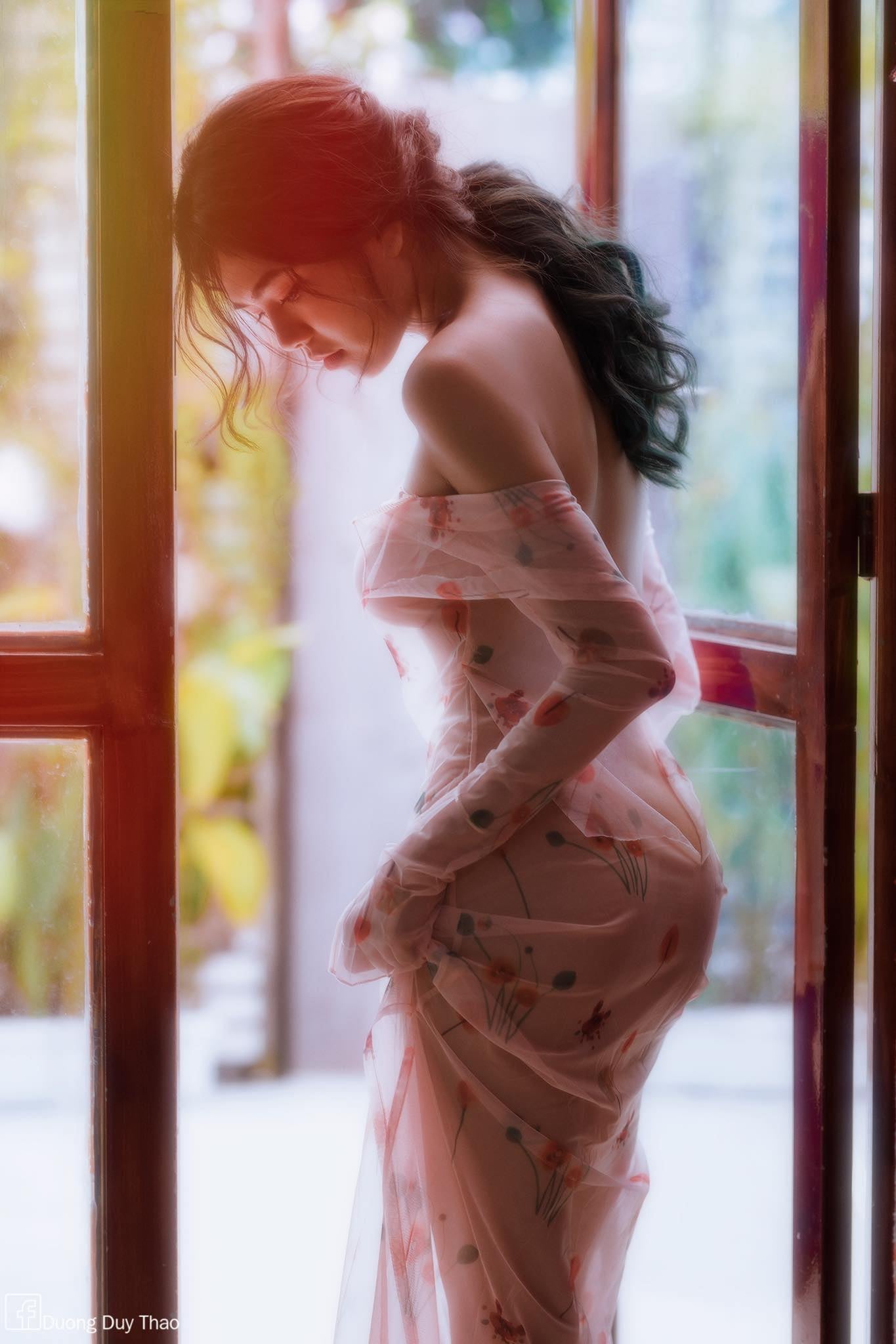 Mai Dora casual pose