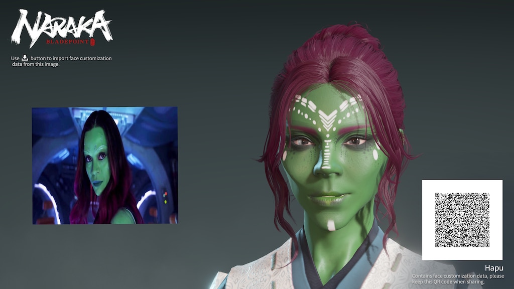 This is what Gamora looks like in NARAKA