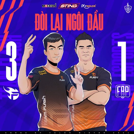 Team Flash’s Xuan Bach Shines Bright With Strong Support 1 Team Flash vs FAP Esports match