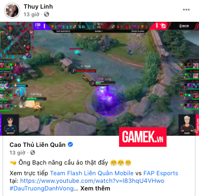 Team Flash’s Xuan Bach Shines Bright With Strong Support 5 Thuy Linh closely following every moment of the game