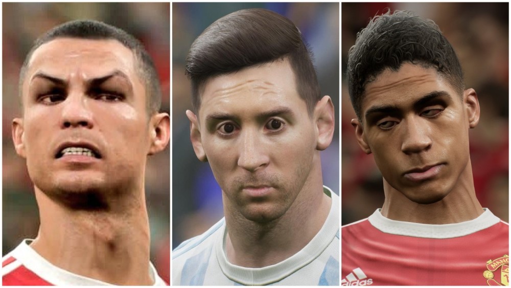 The player models in eFootball 2022 can only be described as a disaster