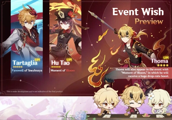 Tartaglia will be rerun again in the upcoming 2.2 update