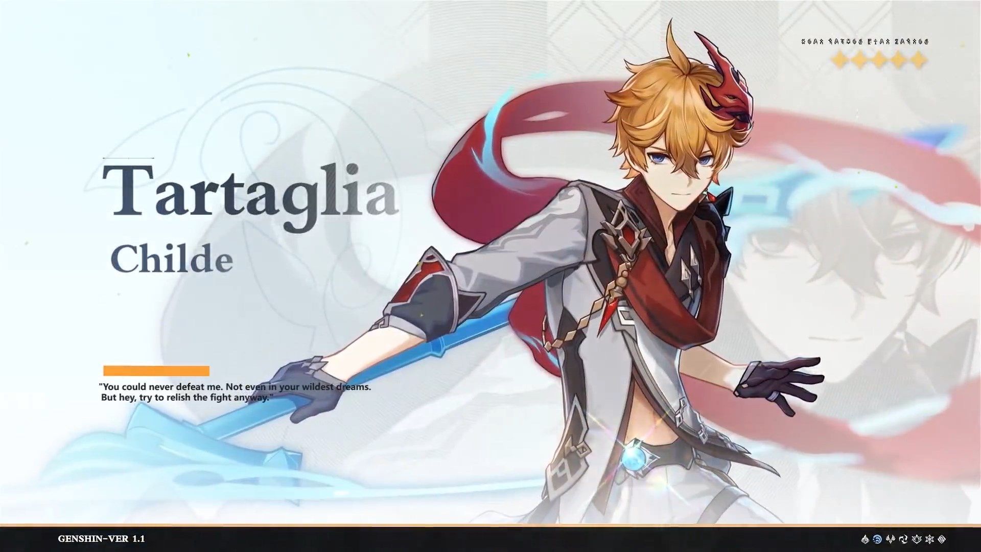 Players often call Tartaglia 'Childe' because it’s shorter and easier to remember