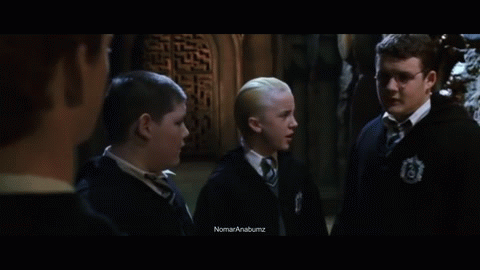 Tom Felton improvises as Malfoy