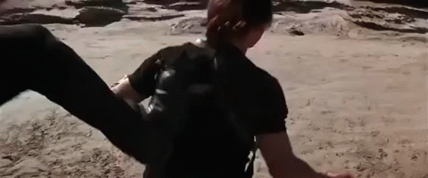 Knife stunt in Mission Impossible 2
