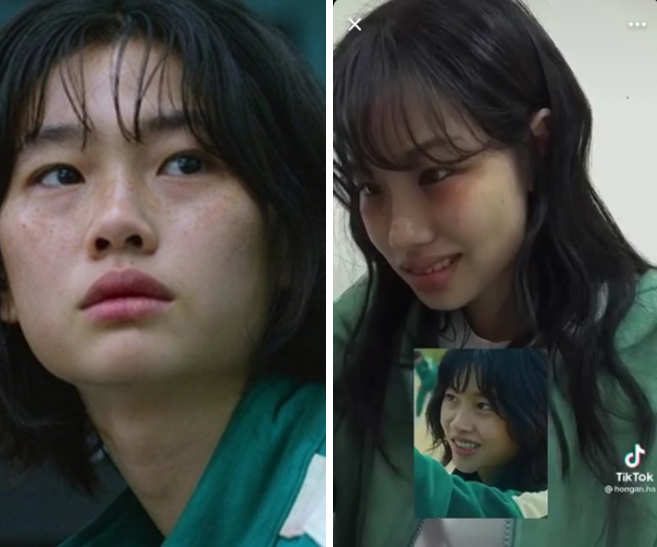 H3ng 2n (right) is praised for her incredible likeness to the original