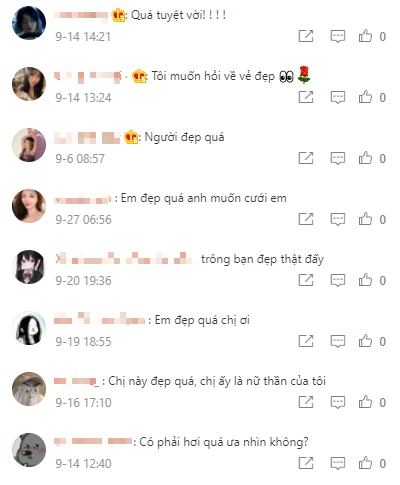 Sweet comments praising Kkyuuu's looks.