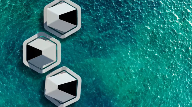 Sony’s Tokyo 2050 Floating Homes Imagine Life at Sea 4 Concept art of connected floating homes
