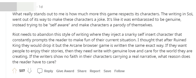 A harsher opinion says Riot’s script for the Lightguard event was a joke and they’re repeating the same mistakes with Arcane