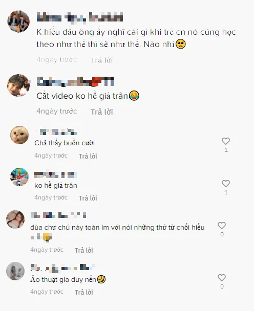 Many comments criticize these clips as neither funny nor educational, questioning their purpose.