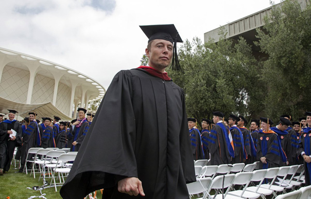 Criticizing college but Elon Musk studied up to a PhD before dropping out to start his business.