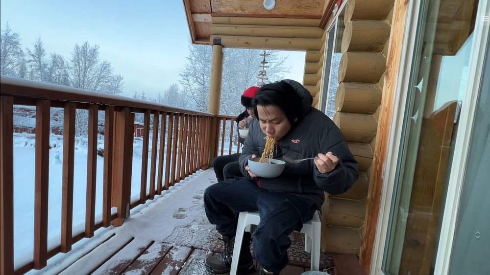 Both experience life covered in snow and ice