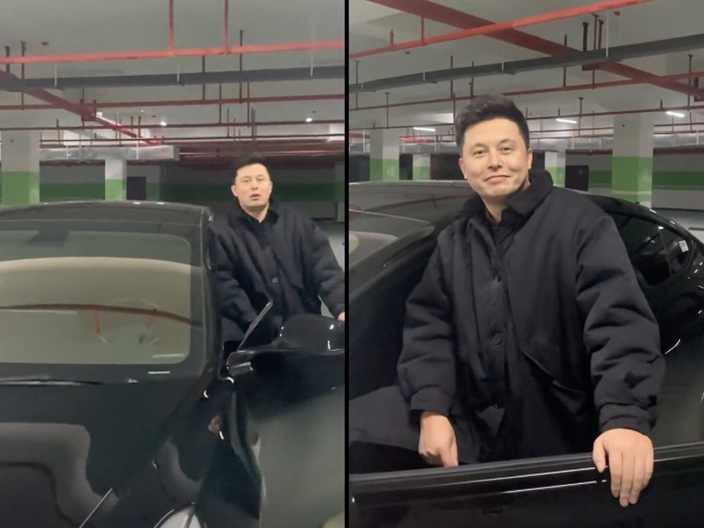 The man looks incredibly like Elon Musk