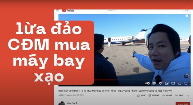 The exposer made a full video accusing Khoa Pug and Vuong Pham of lying