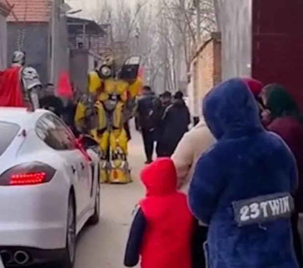 Wedding procession that went viral online