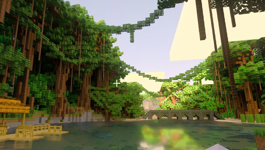 Top 10 Stunning Games Powered by Ray Tracing Tech 1 Minecraft with ray tracing enabled