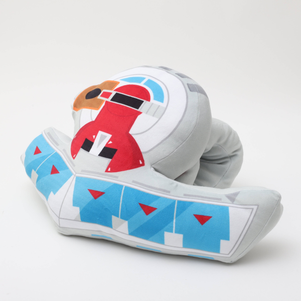 Full view of the duel disk body pillow