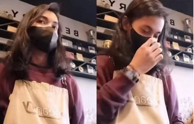Cafe staff who caught Naz's eye