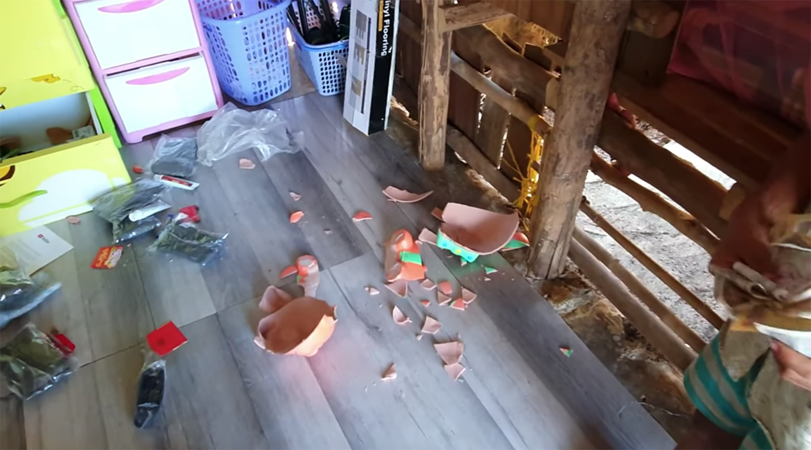 YouTuber Sang Vlog Hit by Burglary, YouTube Awards Vandalized 5 Even his piggy bank was smashed