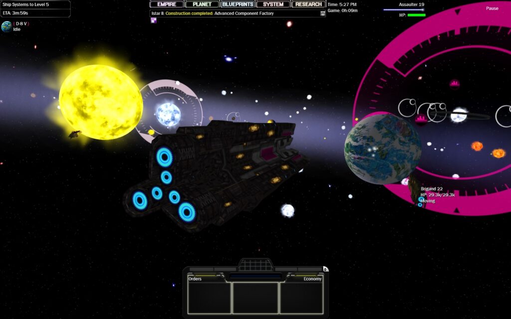 Star Ruler space battle