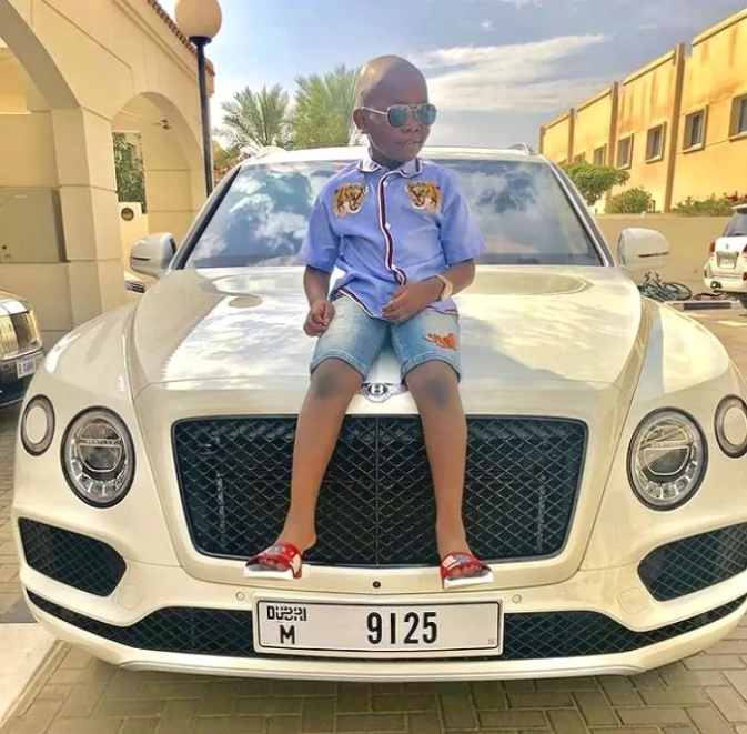 Photos showing Mompha Jr's extravagant lifestyle