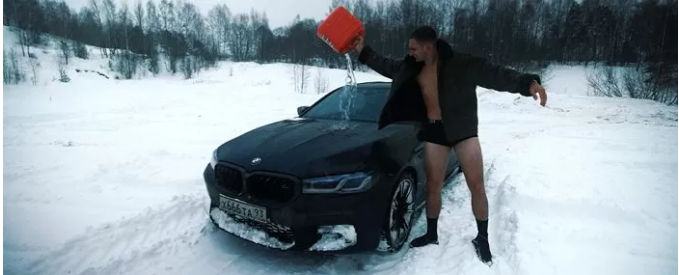 The man shocking everyone with his recent car burning stunt