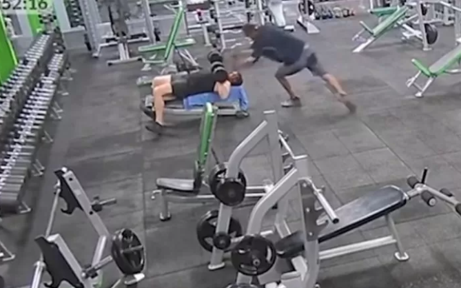 A second before the accident happened