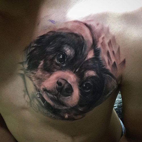 The final tattoo looks pretty perfect