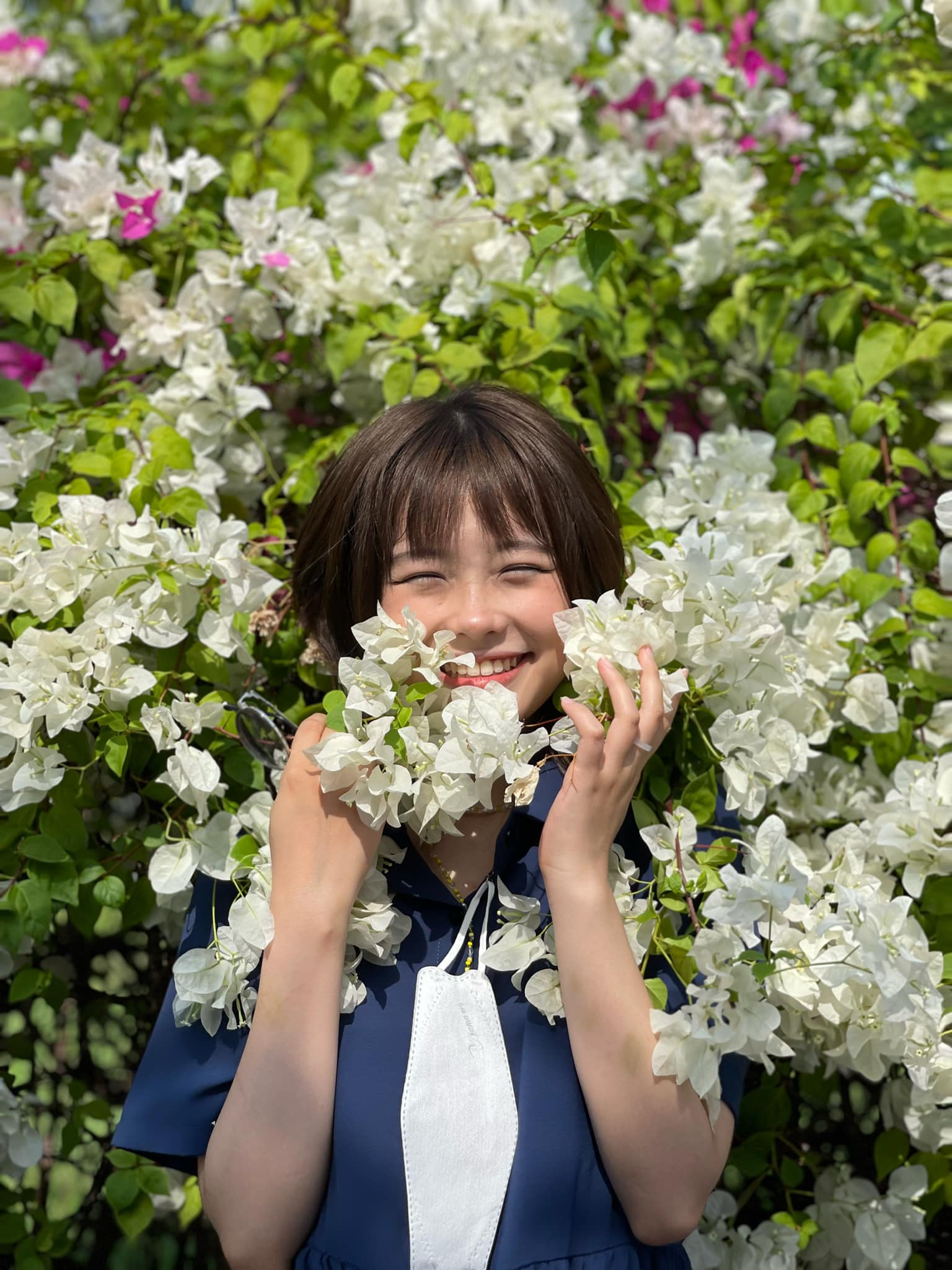 Her radiant smile.