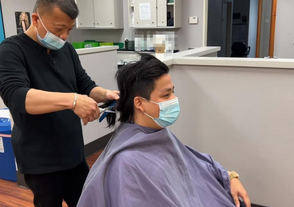 Khoa Pug’s new short haircut