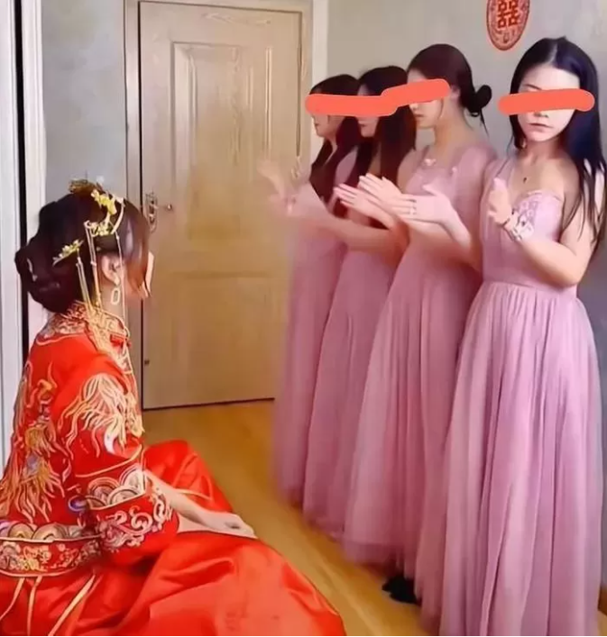 Bride Lu was shocked to learn her fiancé had 4 ex-girlfriends, all her friends