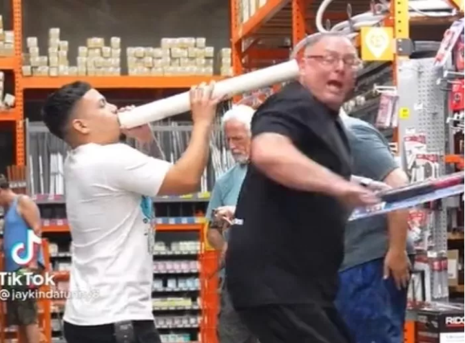 Jay's funny prank on a stranger