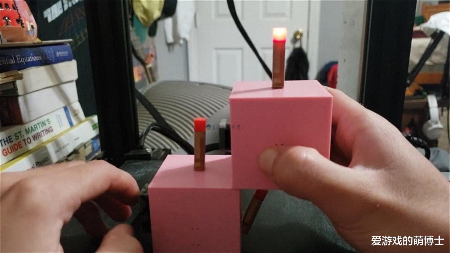 Familiar square blocks from Minecraft