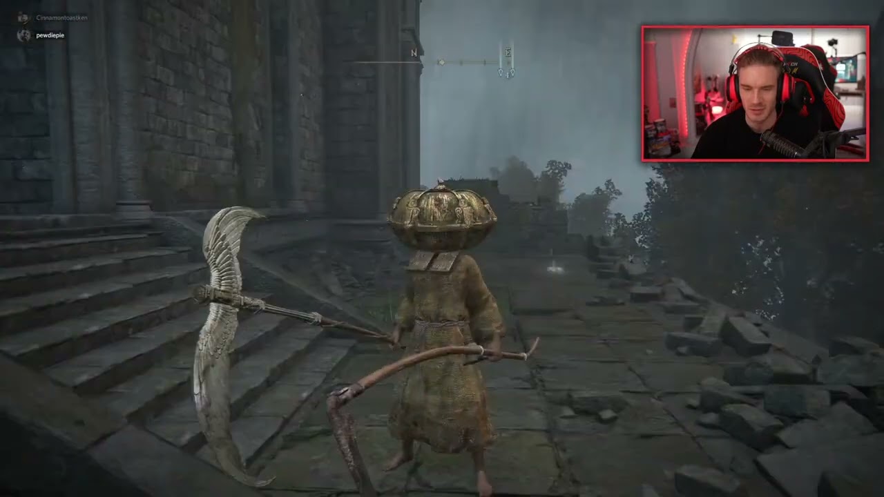 PewDiePie thinks Elden Ring is even better than Dark Souls