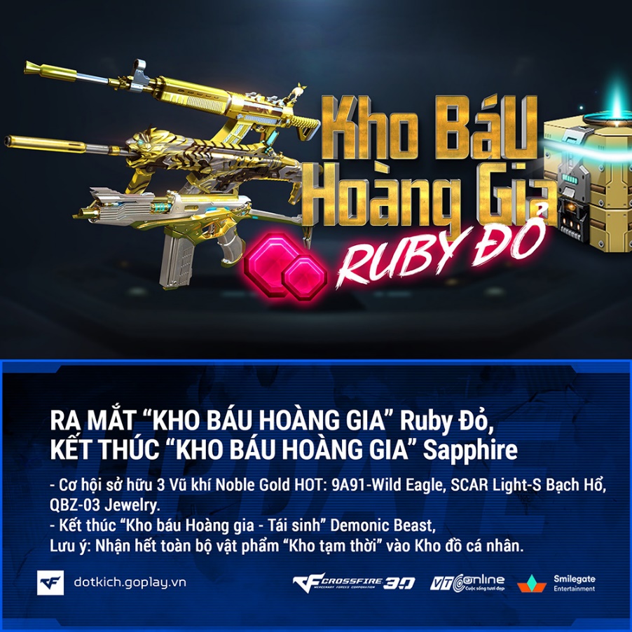 CrossFire Heats Up Summer with Fiery New AI Map 5 Ruby Royal Treasure Chest weapons